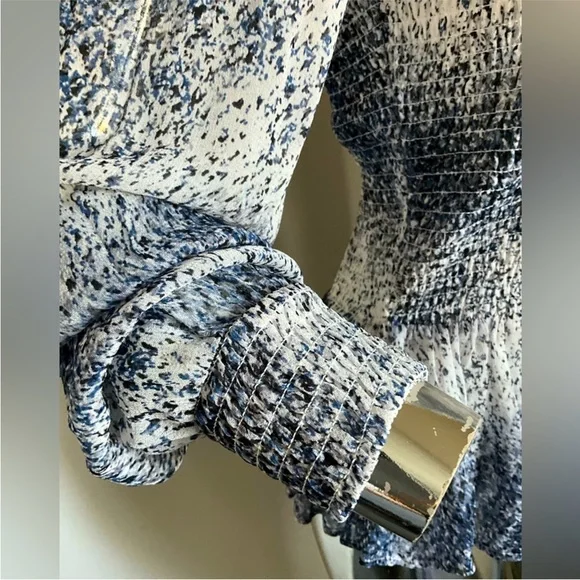 ❌SOLD❌ Tyler Boe Smocked Peplum Blouse - Picture 9 of 15